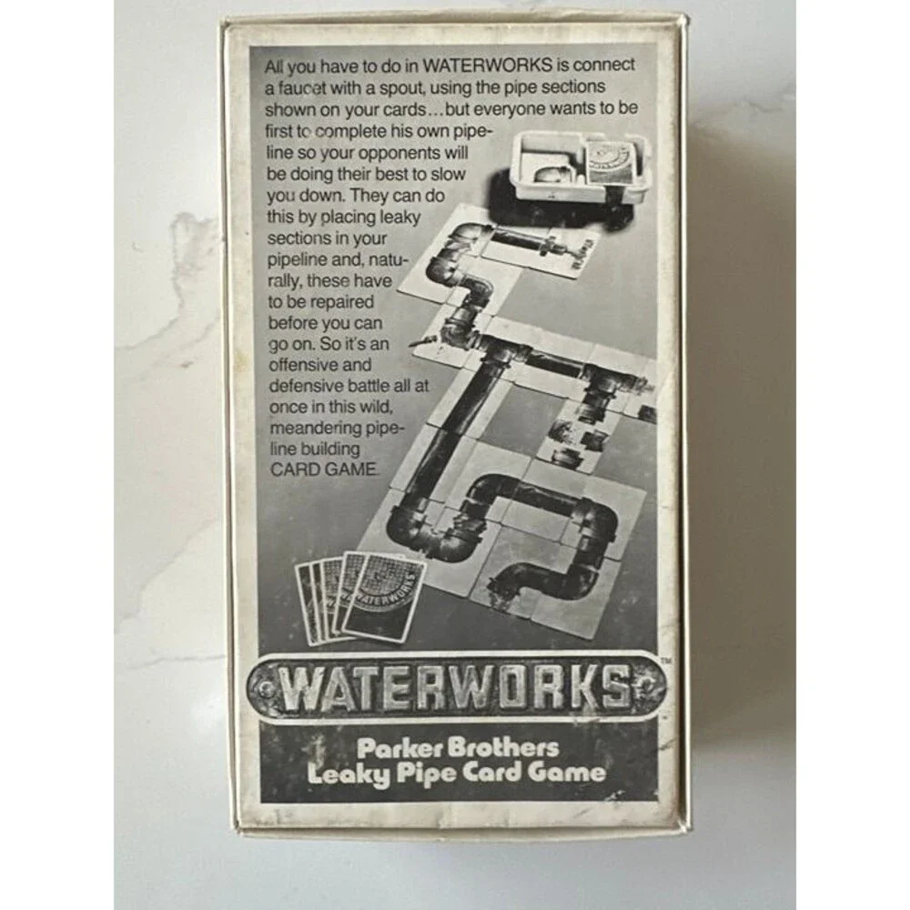 Waterworks Game - Board Game - Vintage and Collectible Game Parker Brothers